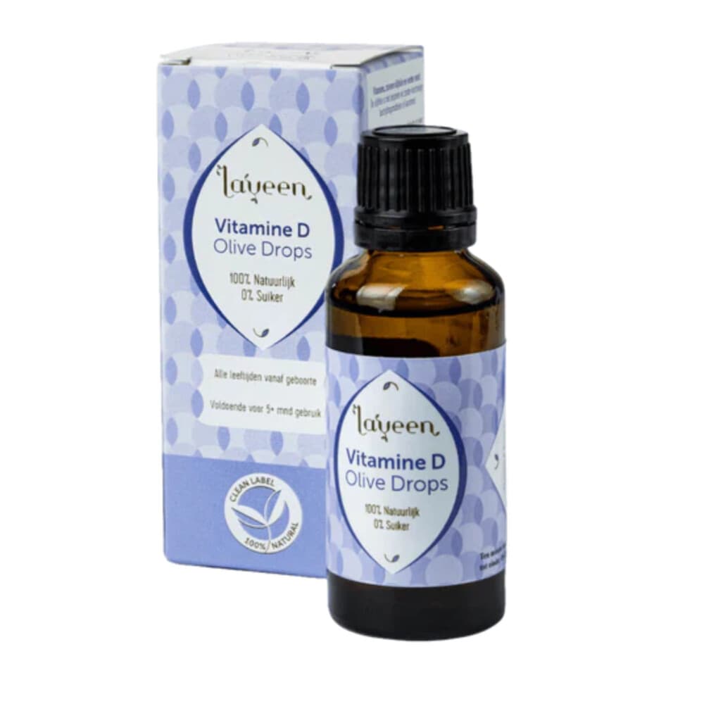 Gratis Verzending: Laveen Olive Drops Vitamine D 30 ml