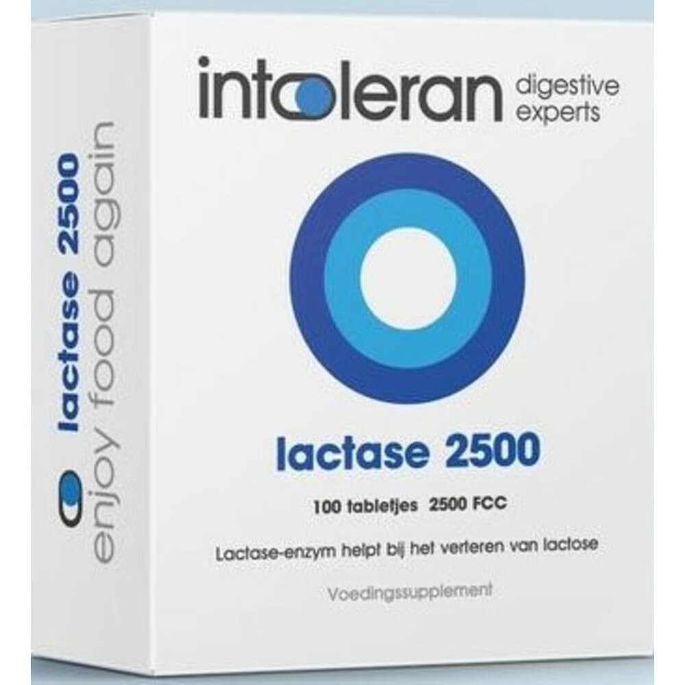 Gratis Verzending: Intoleran Lactase 2.500 100 tabletten