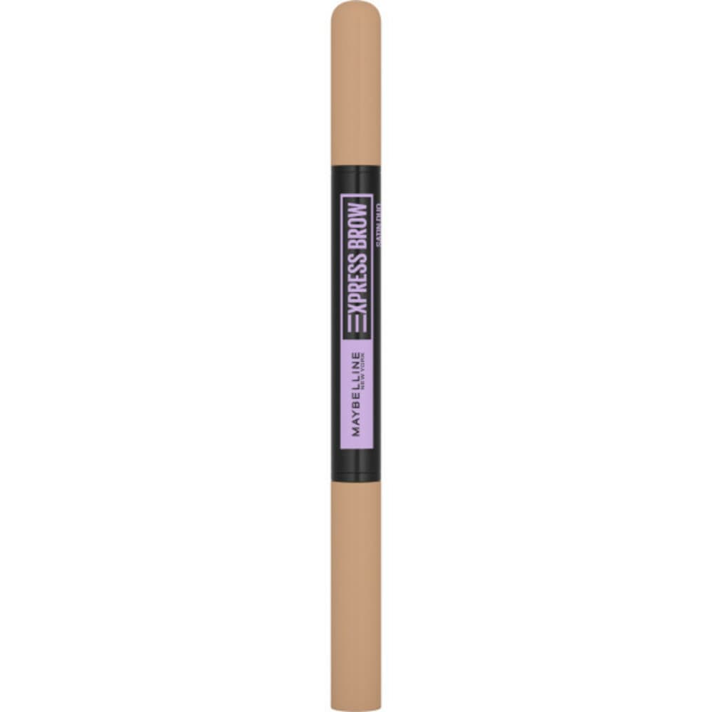 1+1 gratis: Maybelline Brow Satin Duo Wenkbrauwpotlood en Poeder 00 Light Blonde