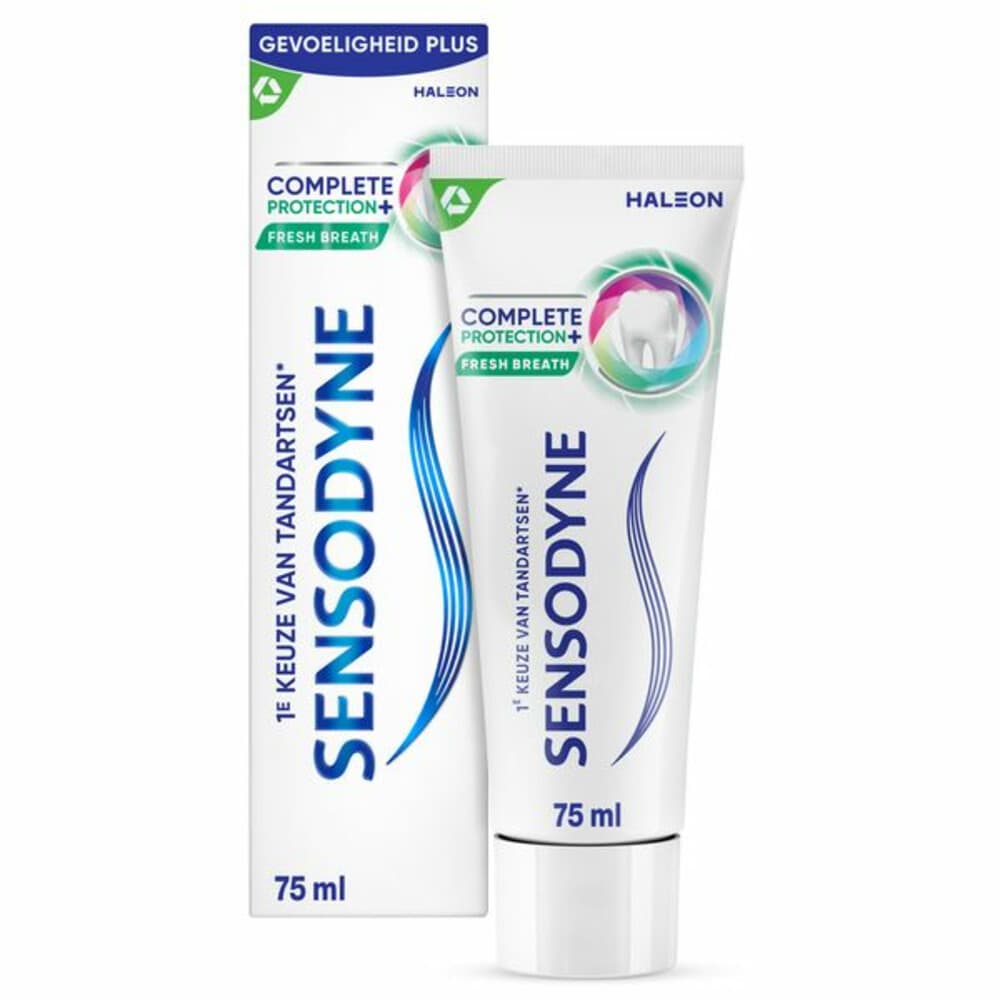 3x Sensodyne Tandpasta Complete Protection + Fresh Breath 75 ml