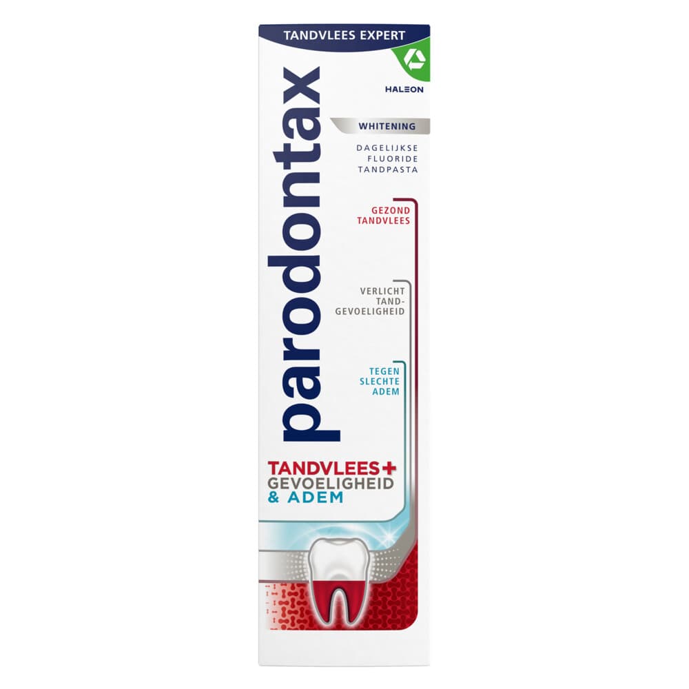 Parodontax Tandpasta Tandvlees + Gevoeligheid&Adem Whitening 75 ml