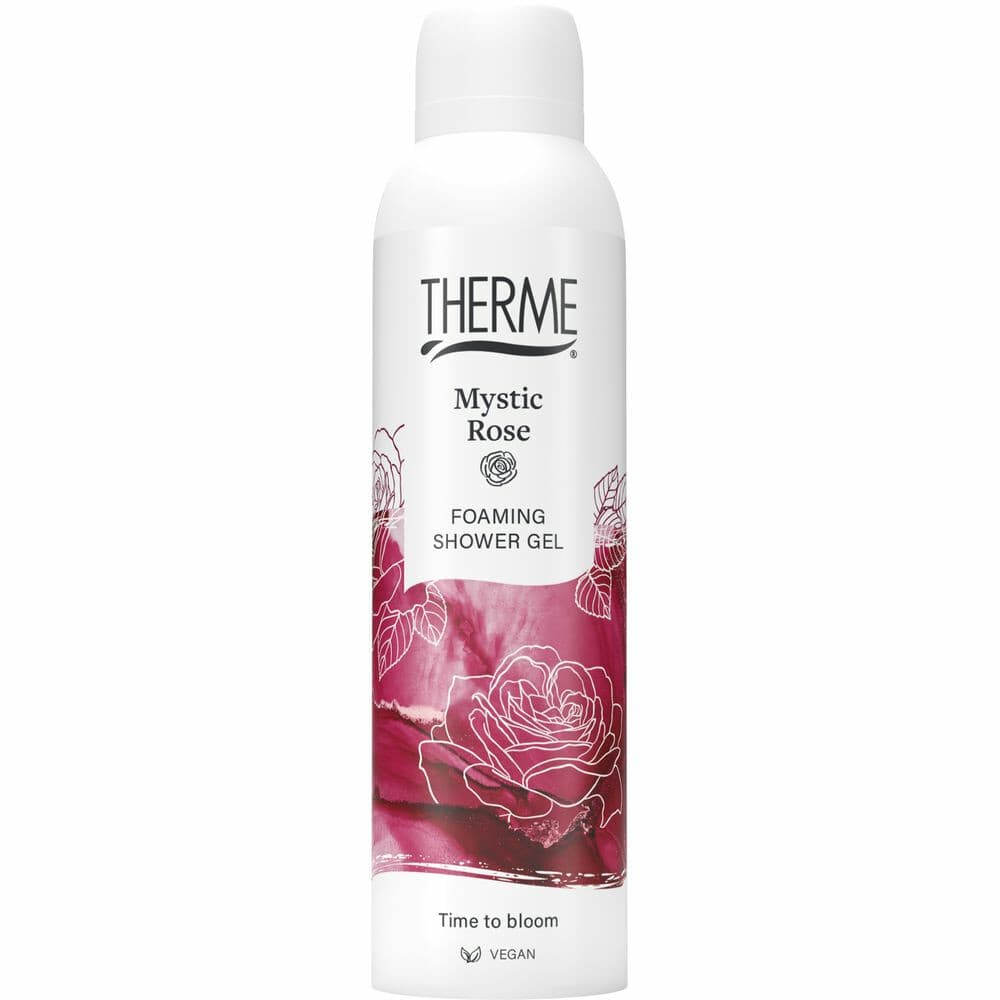 3x Therme Foaming Shower Gel Mystic Rose 200 ml