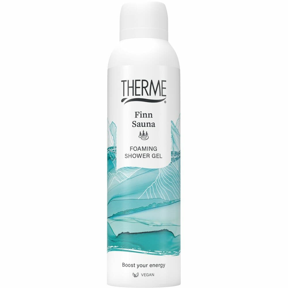 6x Therme Foaming Shower Gel Finn Sauna Fresh 200 ml