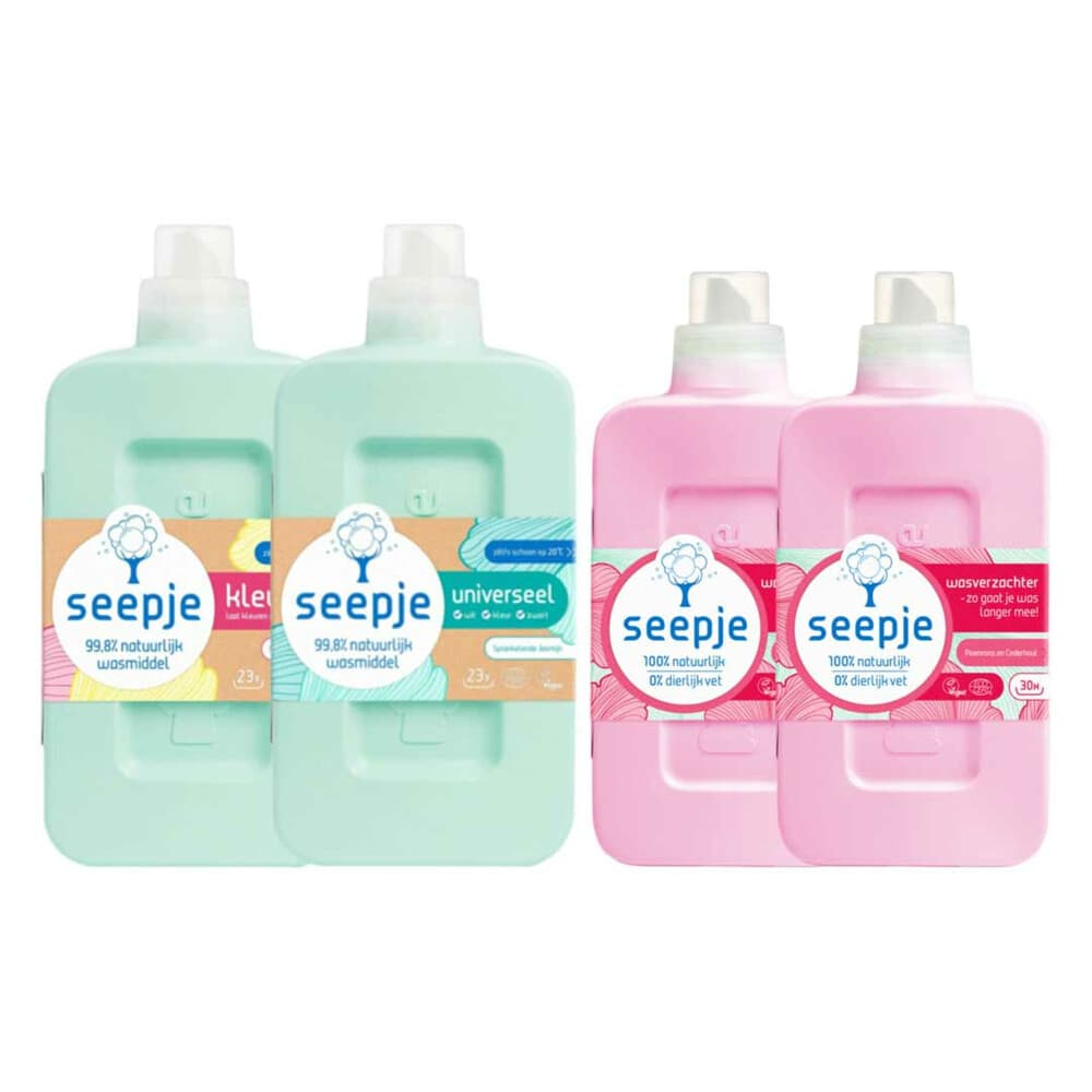 Seepje Kleur, Universeel en Wasverzachter Pakket