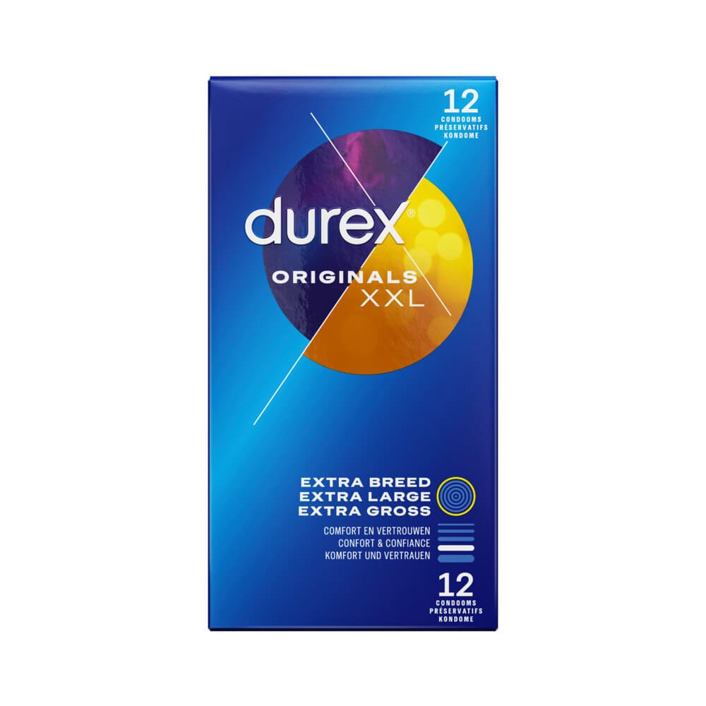 2x Durex Condooms Originals XXL 12 stuks