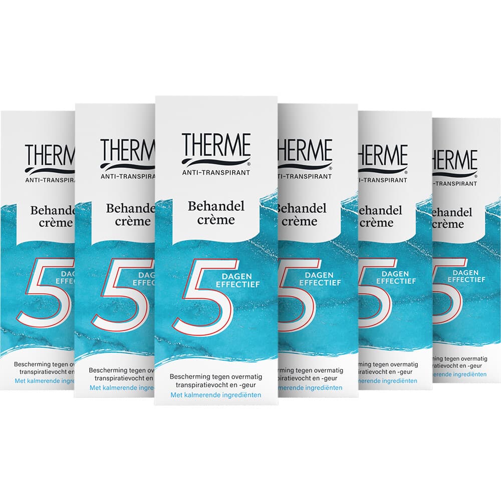 6x Therme Behandelcrème Anti-Transpirant 50 ml