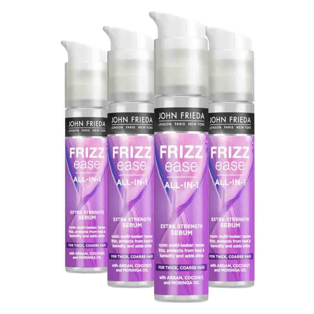 4x John Frieda Frizz Ease Extra Strength Serum 50 ml
