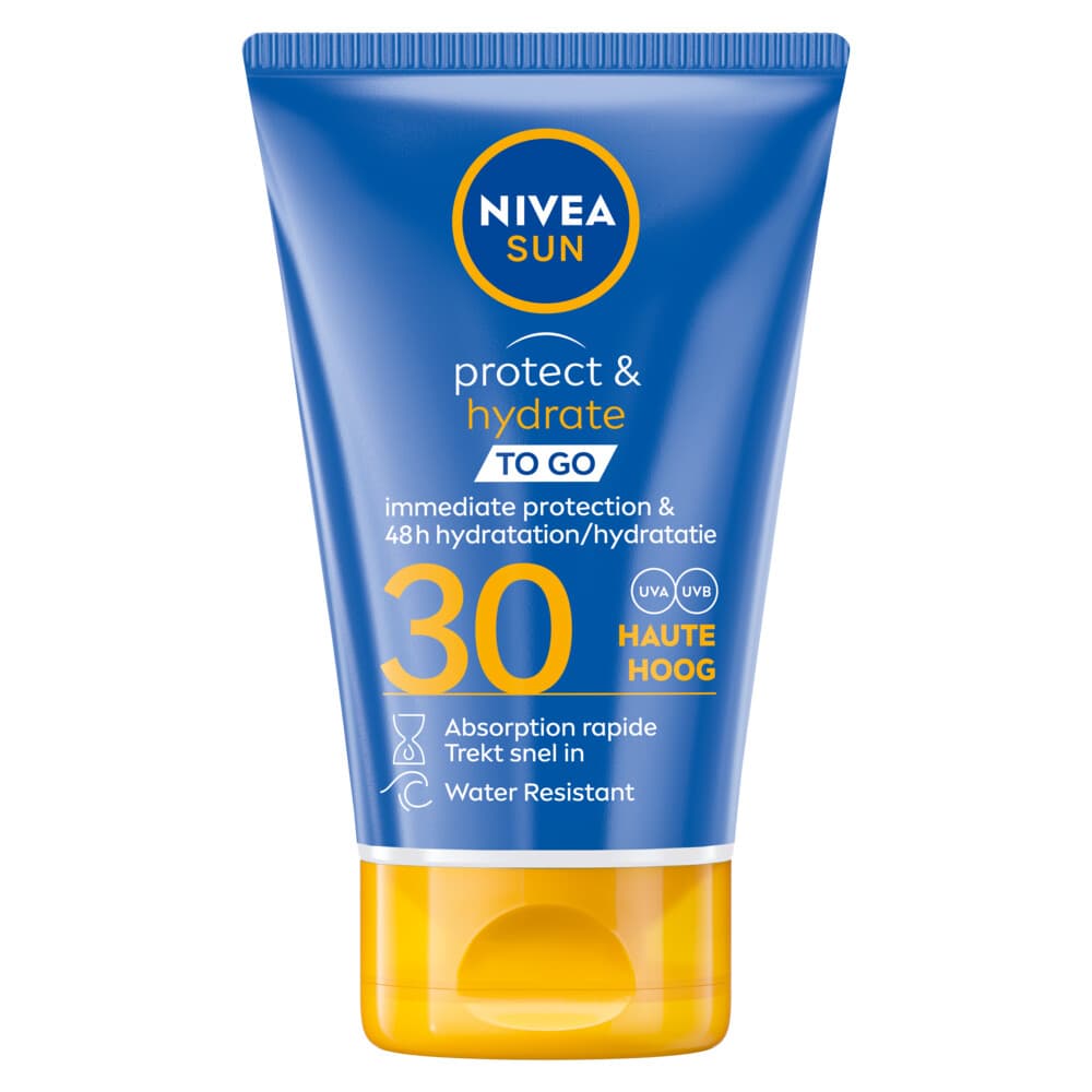 2x NIVEA Sun Protect&Hydrate Zonnemelk Travelsize SPF 30 50 ml
