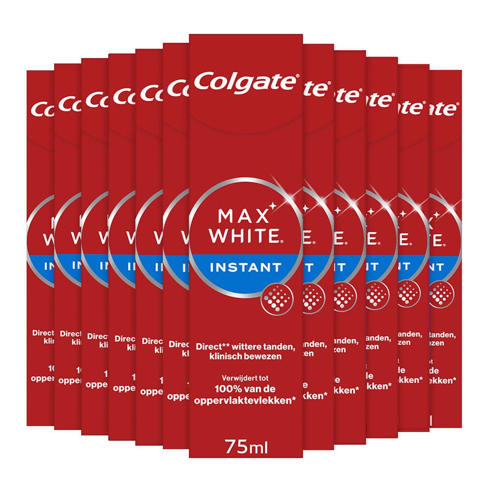 12x Colgate Tandpasta Max White Optic 75 ml
