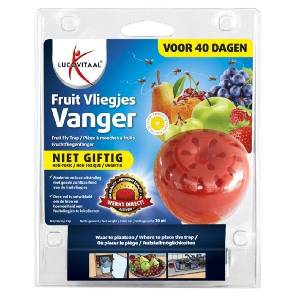 2+2 gratis: Lucovitaal Fruit Vliegjes Vanger 20 ml