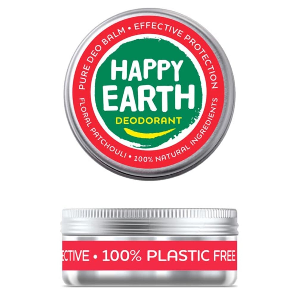 Happy Earth 100% Natuurlijke Deodorant Balm Floral Patchouli 45 gr
