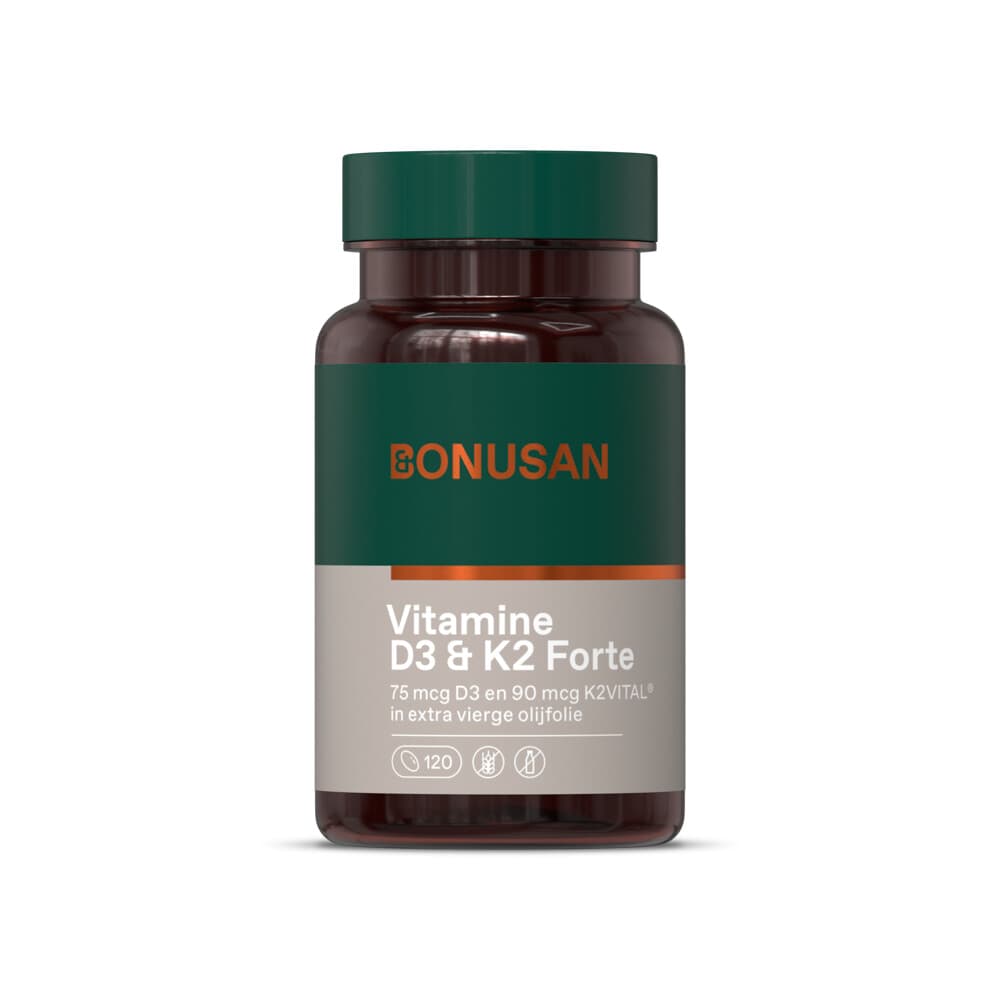 Gratis Verzending: Bonusan Vitamine D3&K2 120 softgels