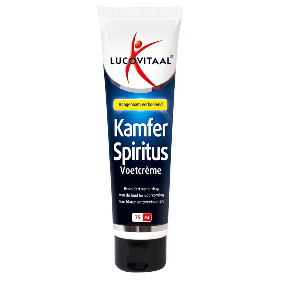 2+2 gratis: Lucovitaal Voetcrème Kamfer Spiritus 75 ml