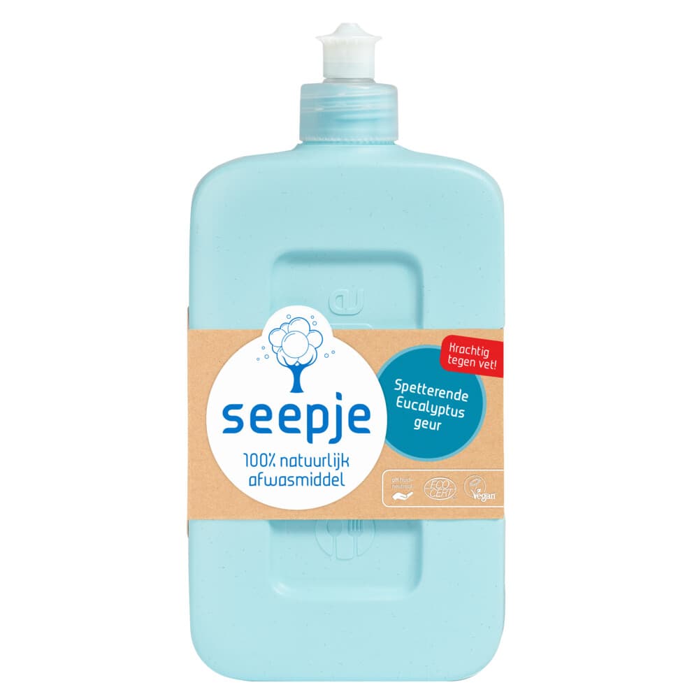 4x Seepje Afwasmiddel Spetterende Eucalyptus 500 ml