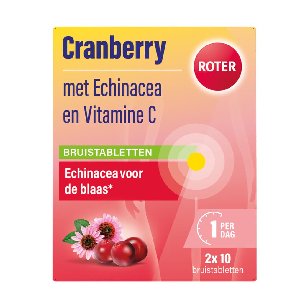 Gratis Verzending: 4x Roter Cranberry Bruis 20 bruistabletten