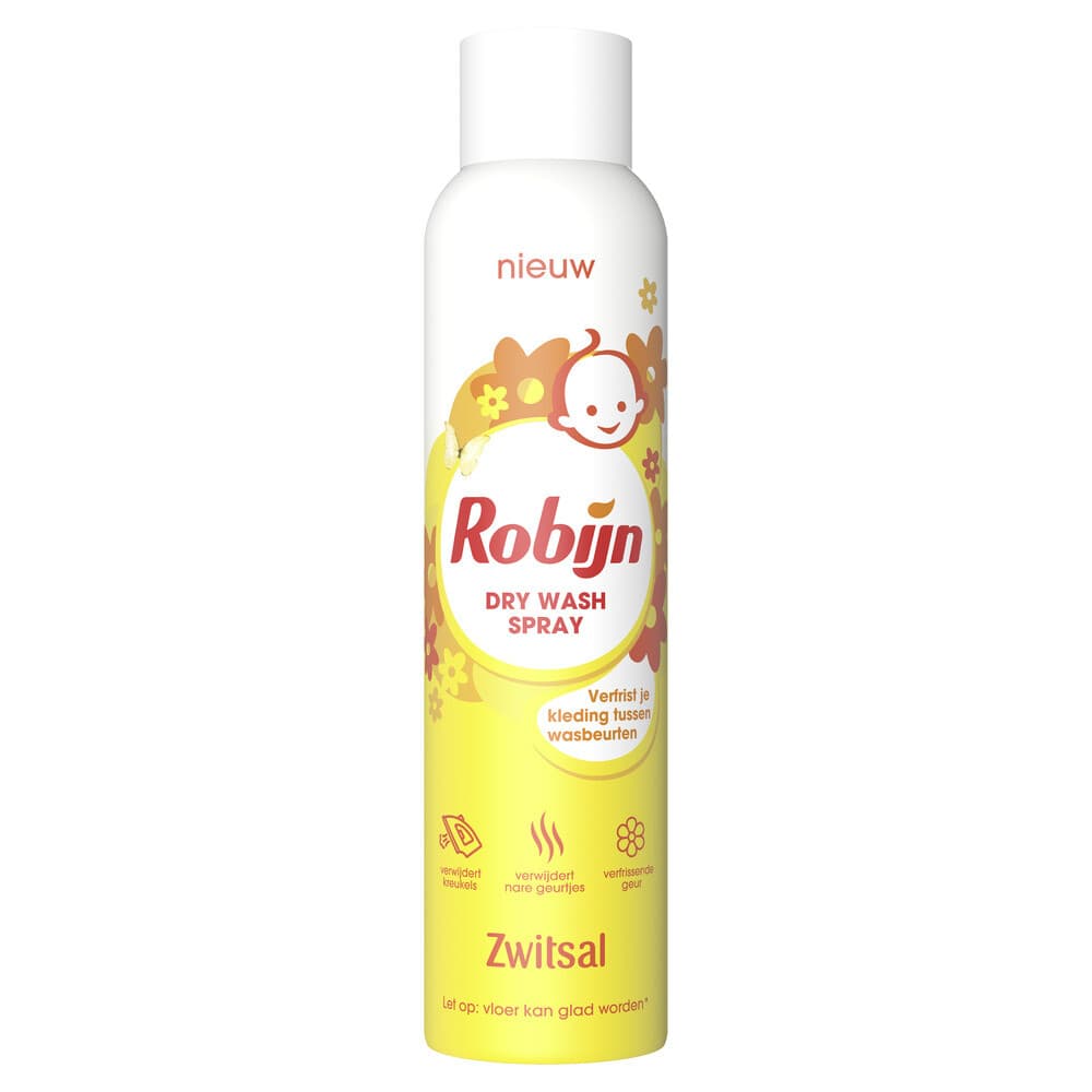 2+1 gratis: Robijn Dry Wash Spray Zwitsal 200 ml
