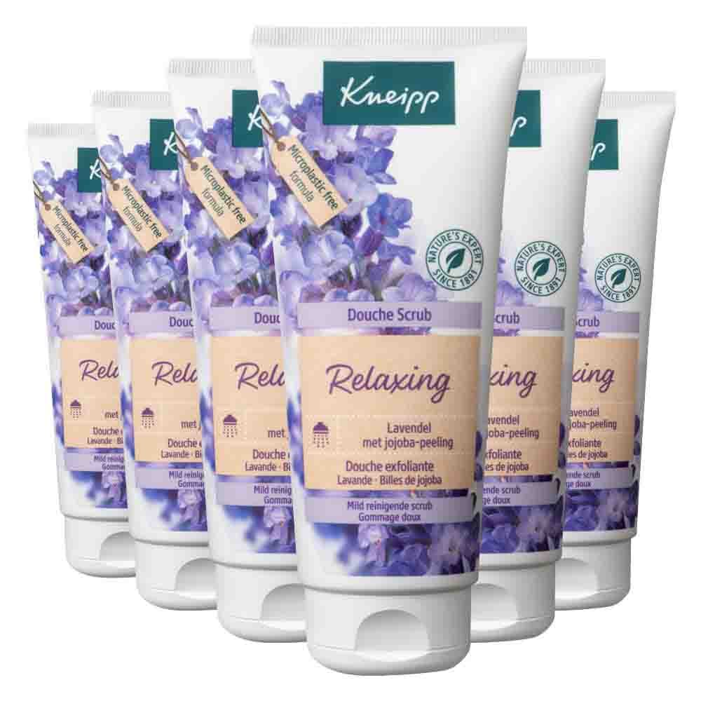 6x Kneipp Douche Scrub Relaxing 200 ml