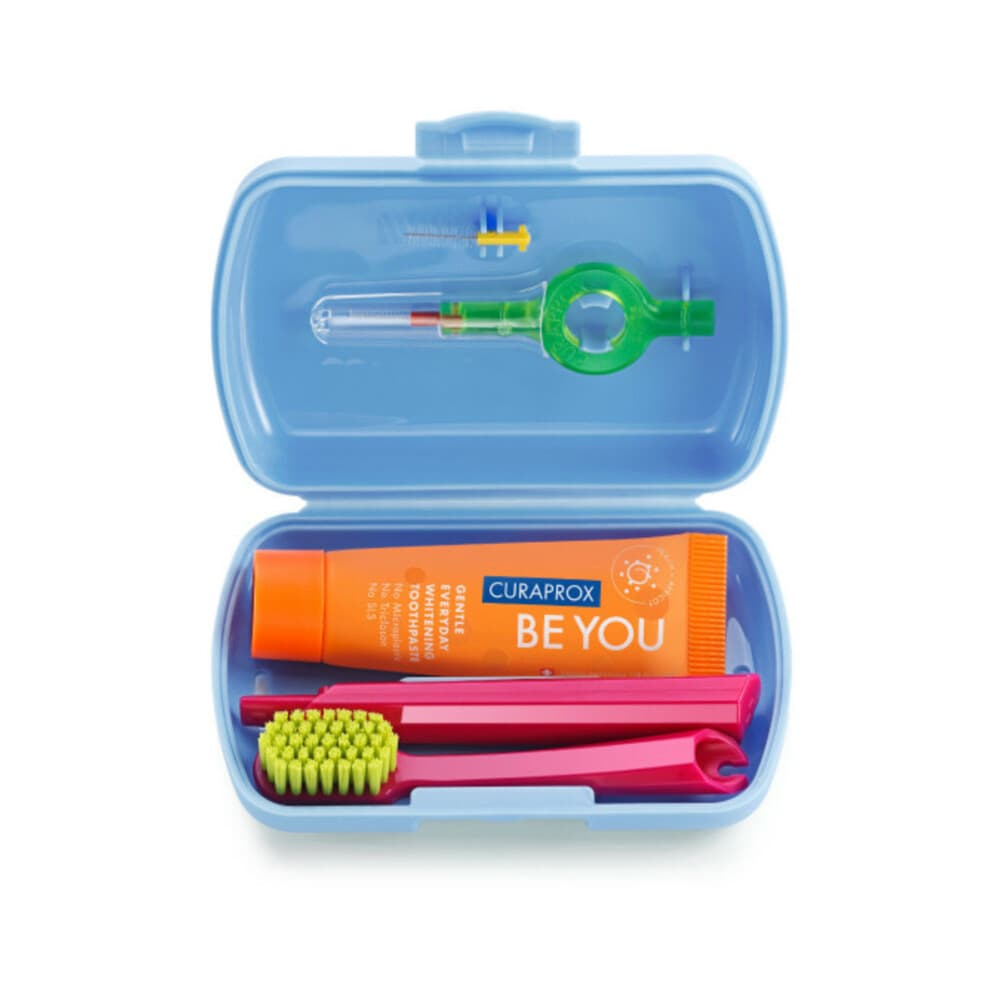 Curaprox Reisset Blauw 1 set