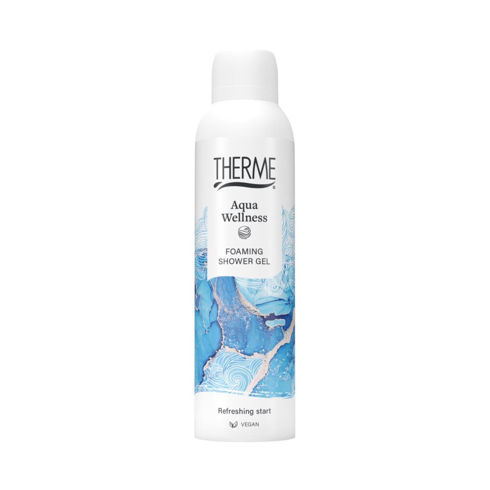 3x Therme Foaming Shower Gel Aqua Wellness 200 ml