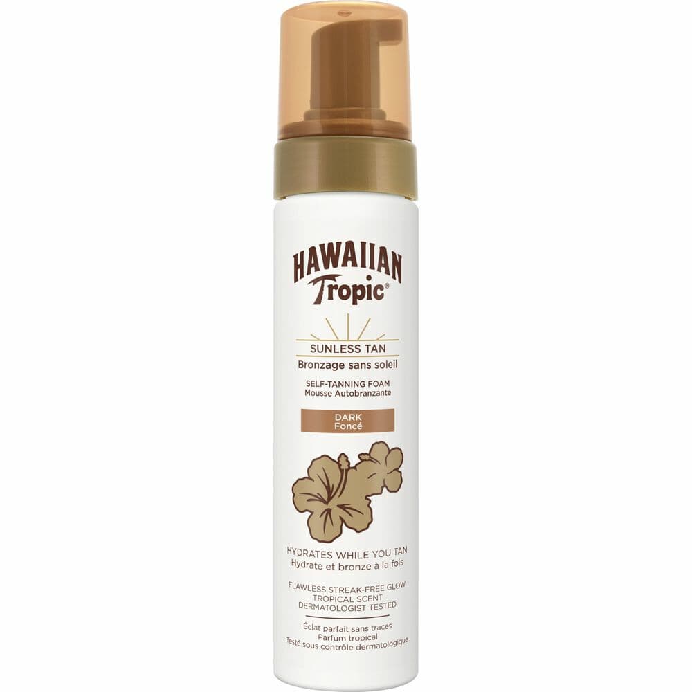 Hawaiian Tropic Sunless Tan Foam Dark 200 ml