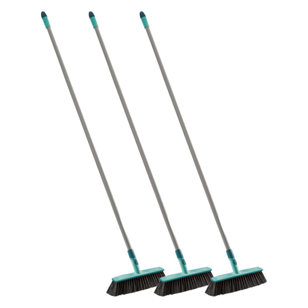 3x Leifheit All Round Bezem Xtra Clean 30cm met Clicksyteem