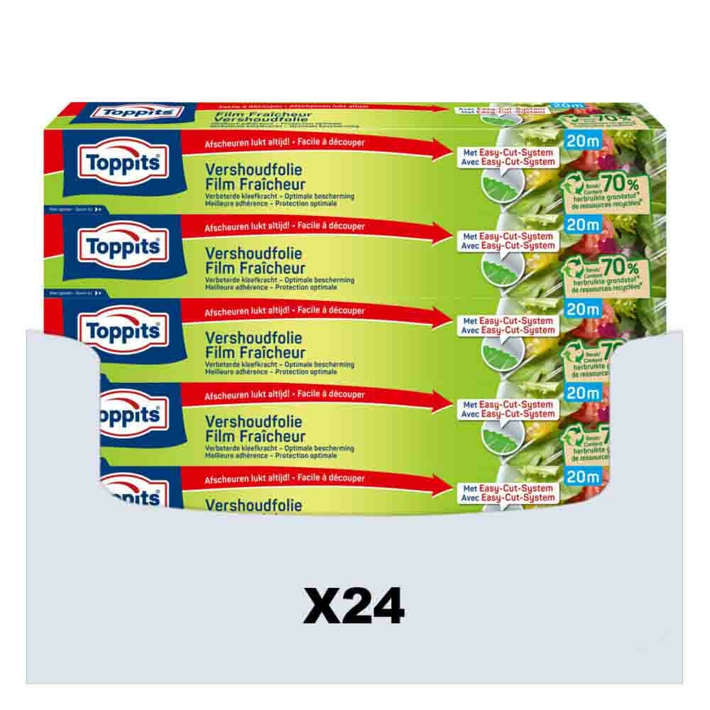 24x Toppits Vershoudfolie 32,5 cm 20 meter