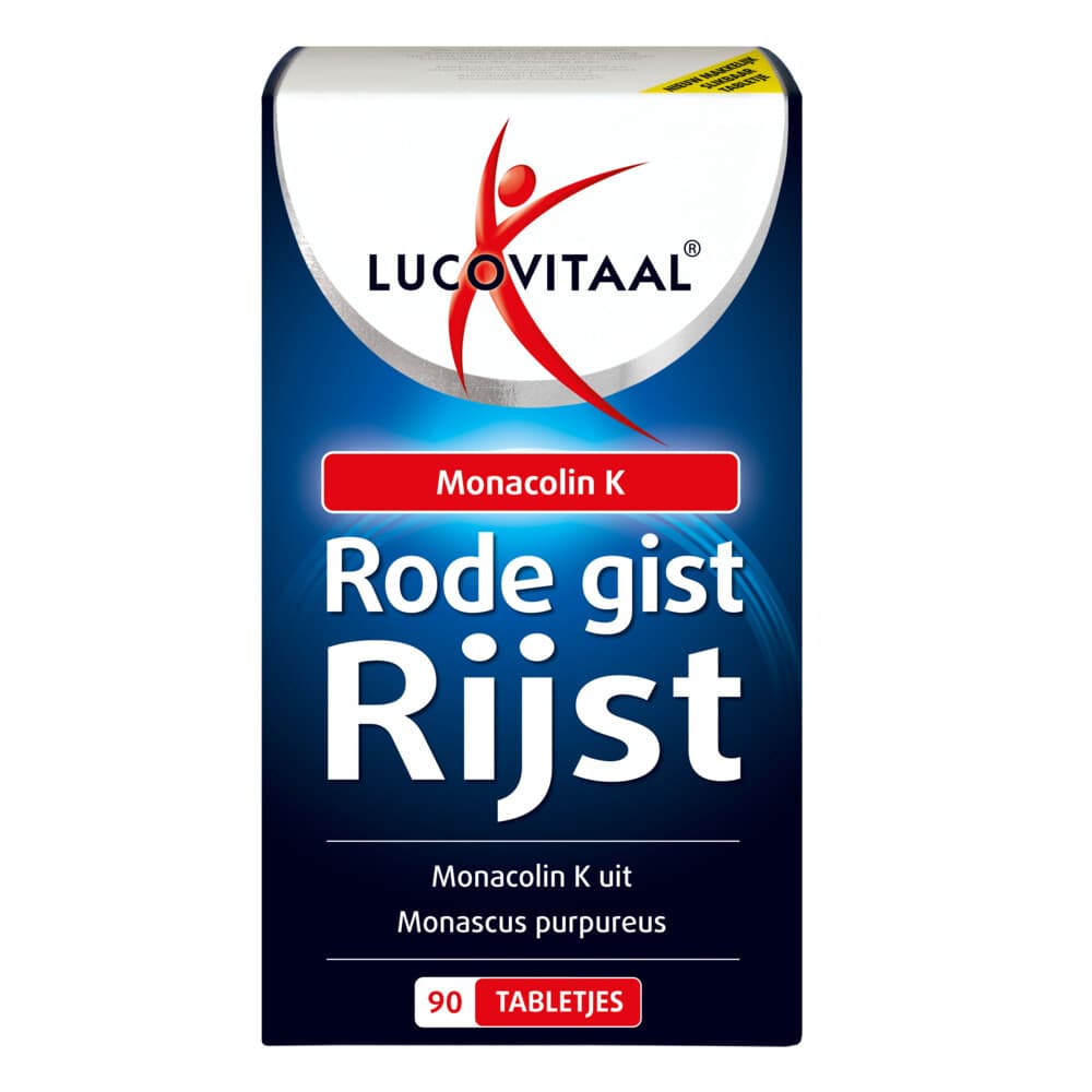 2+2 gratis: Lucovitaal Rode Gist Rijst 90 tabletten