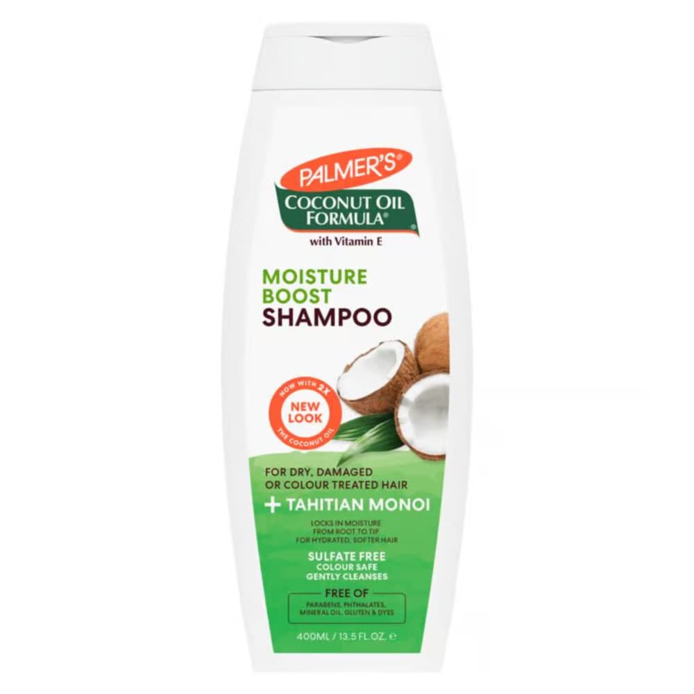 3x Palmers Shampoo Moisture Boost Coconut Oil Formula 400 ml