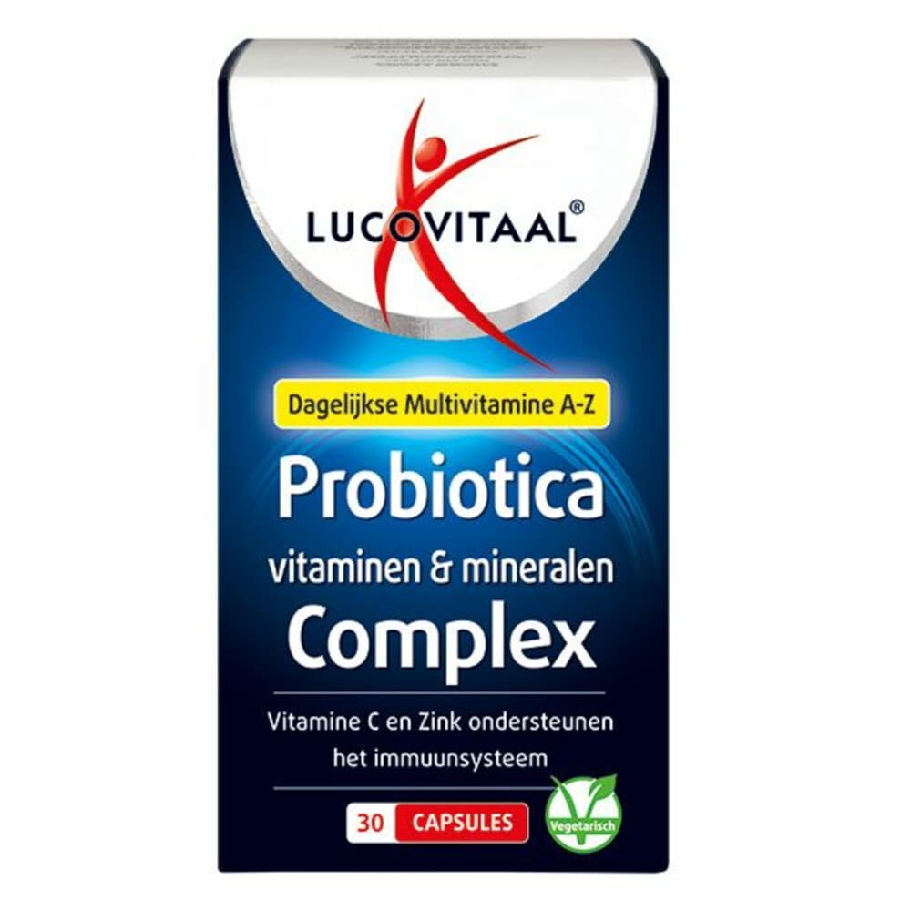 Gratis Verzending: 2x Lucovitaal Probiotica Vitamine&Mineralen Complex 30 capsules