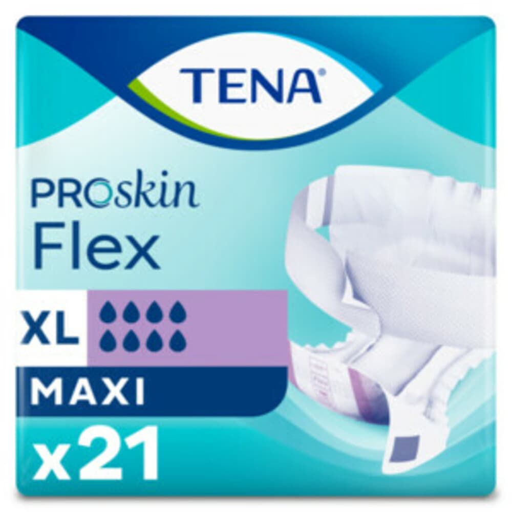 3x TENA Proskin Flex Maxi XL 21 stuks