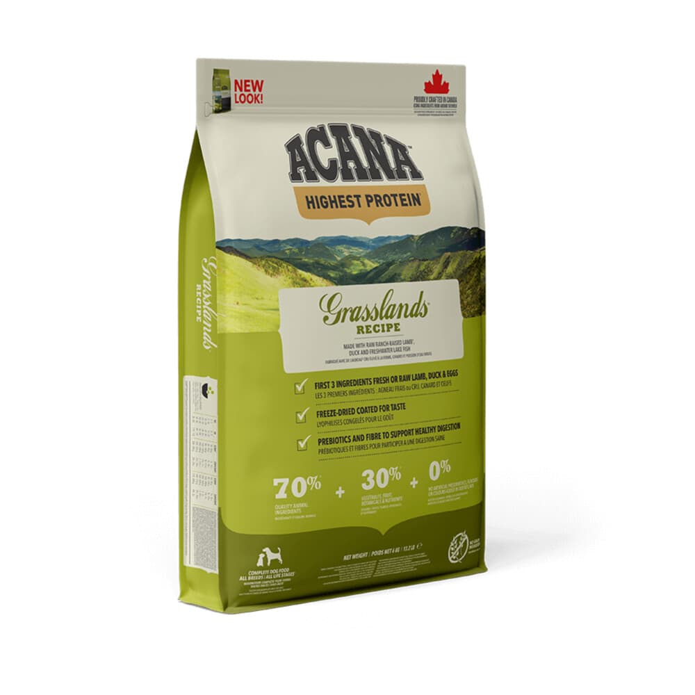 Acana Hondenvoer Highest Protein Grasslands 11,4 kg