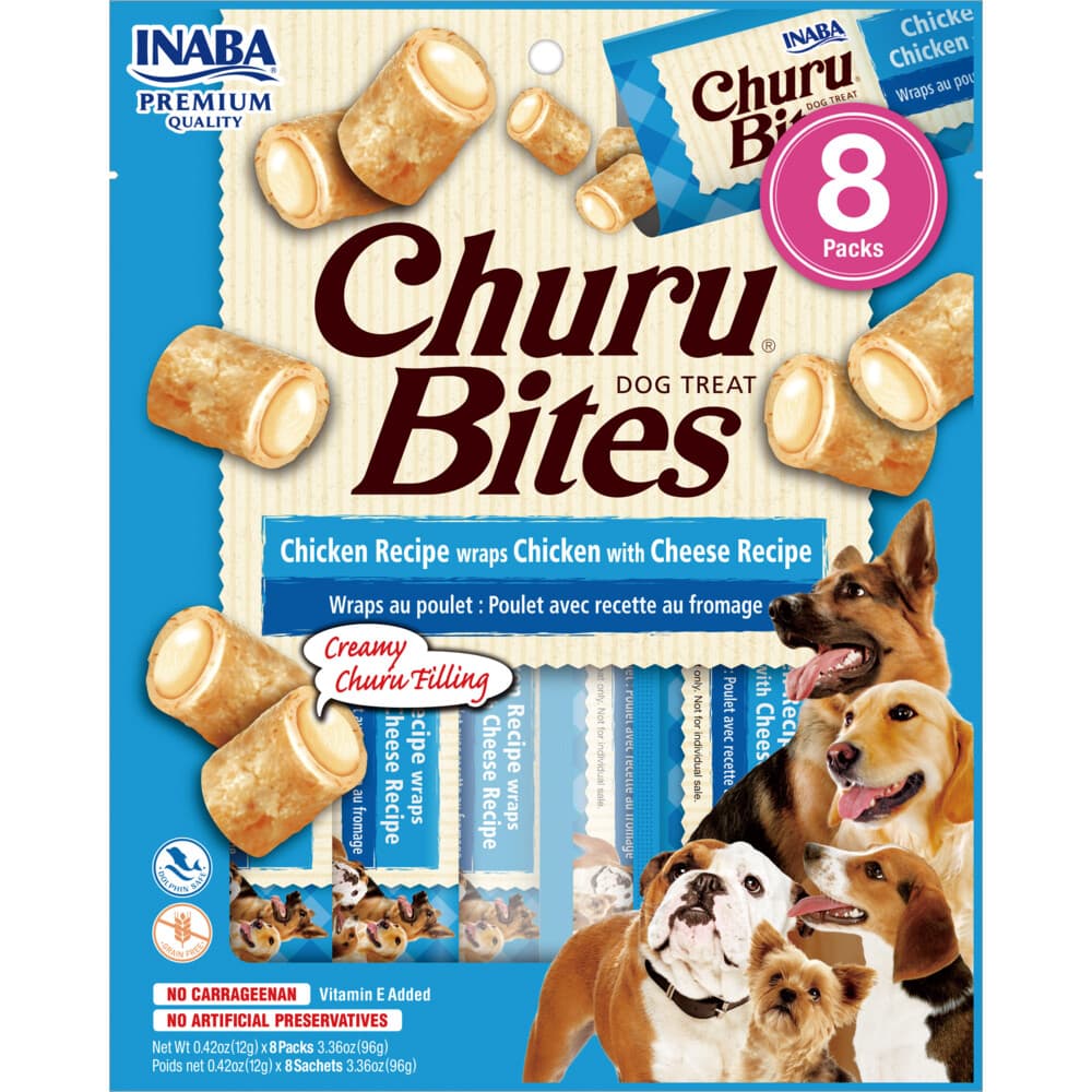 Ciao Hondensnack Churu Rolls Kip - Kaas 76 gr