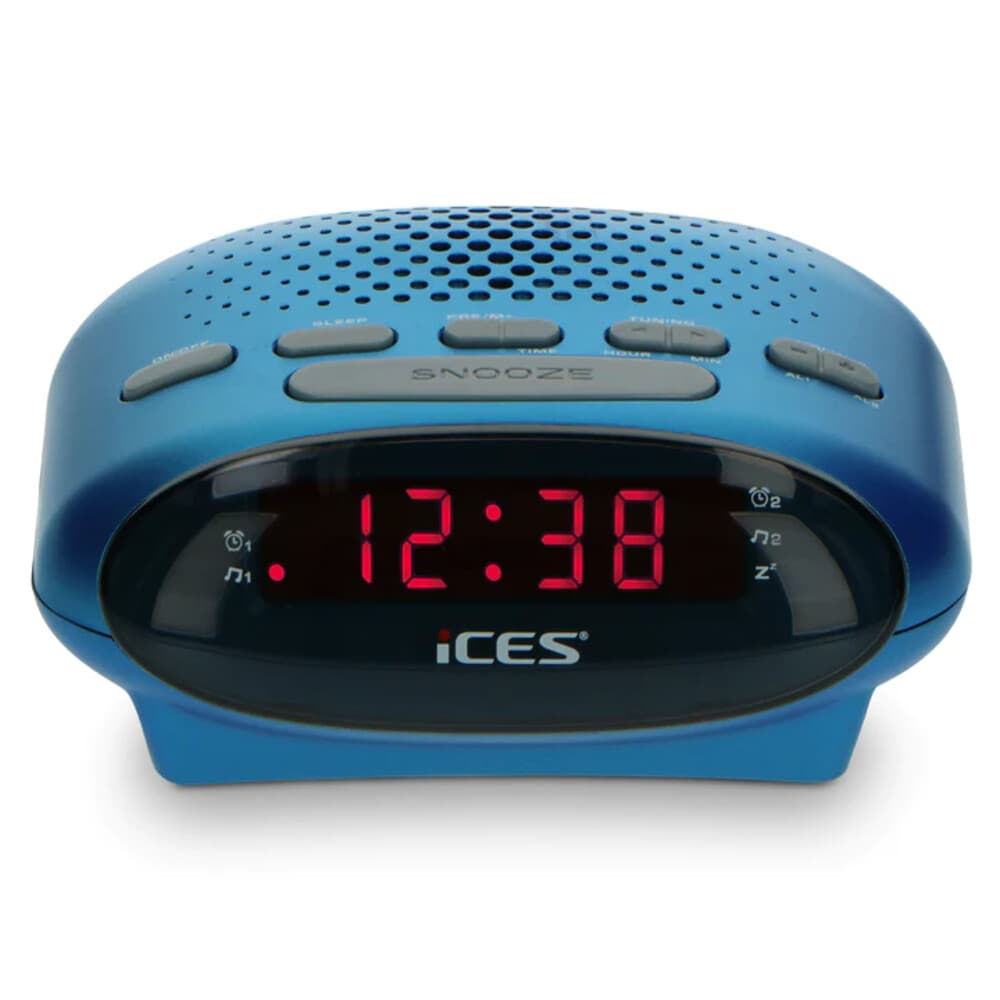 5x Alecto ICR-210 Wekkerradio Blauw