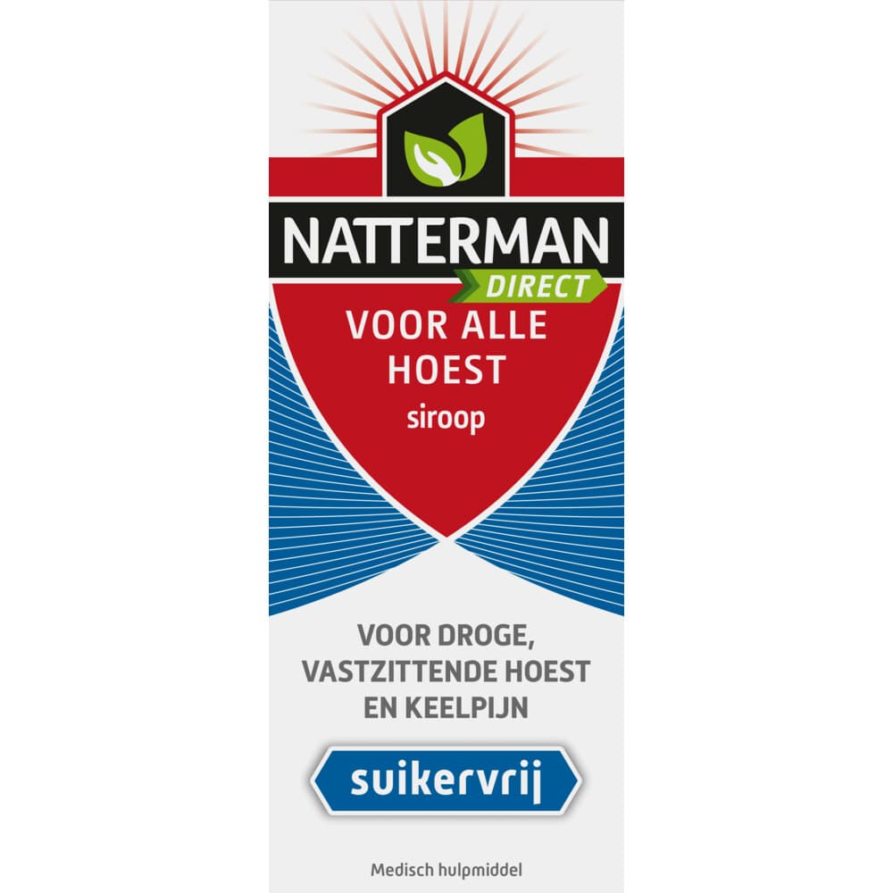 Natterman Direct Voor Alle Hoest Suikervrij 120 ml