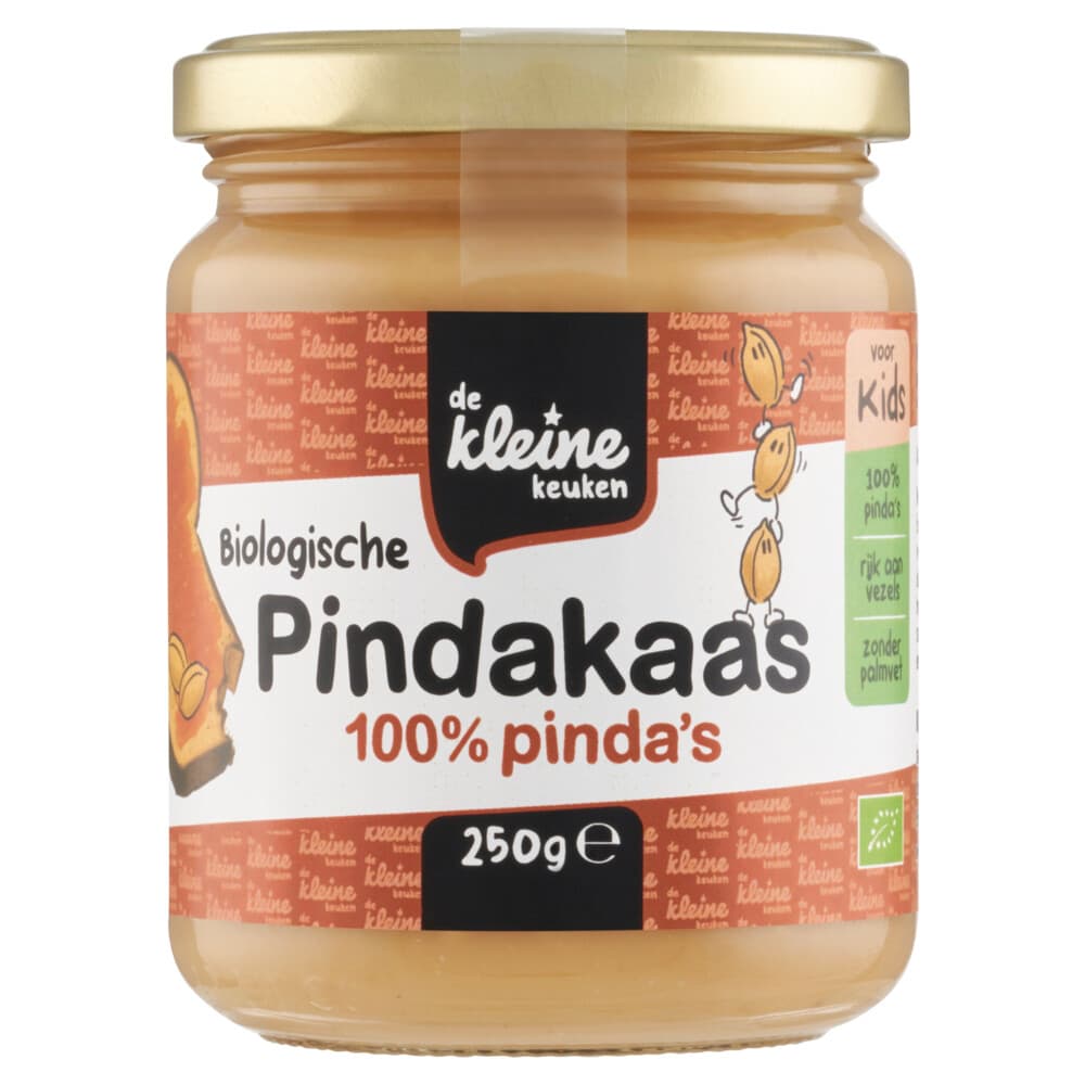 de Kleine Keuken Bio Pindakaas 6-8 mnd 250 gr