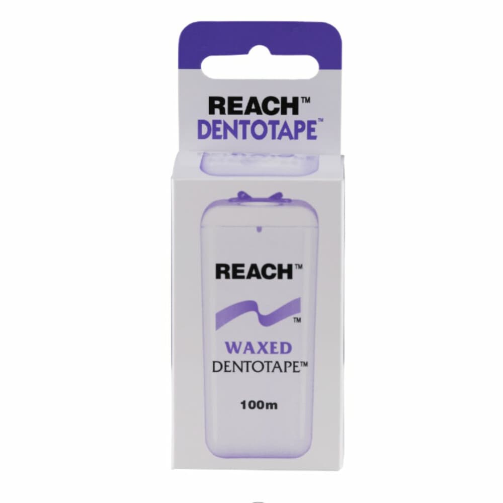 3x Reach Waxed Dentotape 100 meter