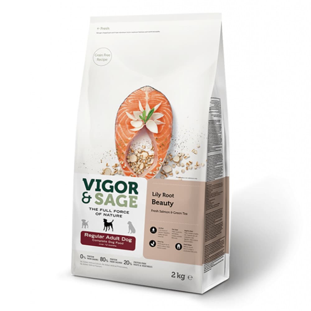 Vigor&Sage Hondenvoer Regular Lilly Root Beauty 2 kg