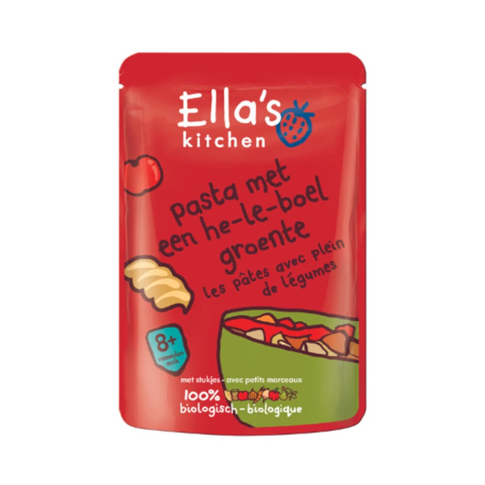 Ella's Kitchen Maaltijdzakje 8+ m Pasta&Groente 190 gr