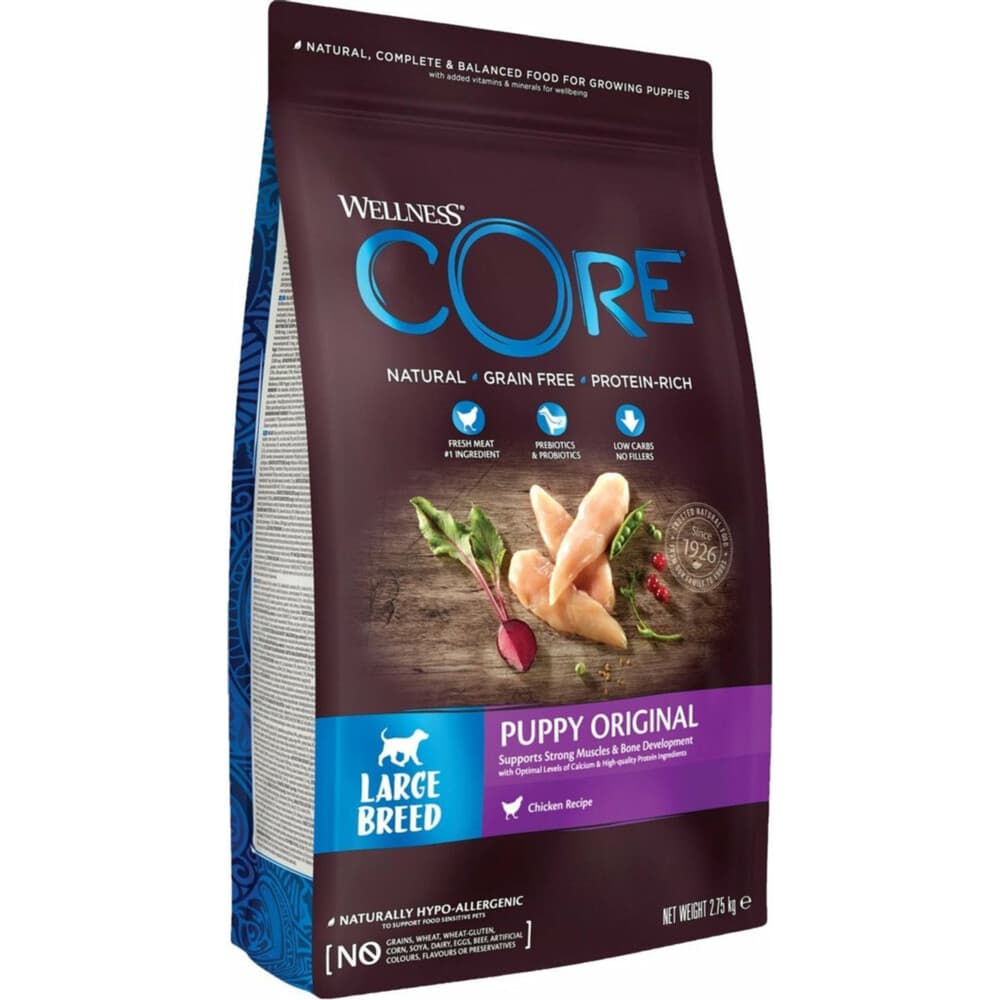 Wellness Core Hondenvoer Puppy Large Breed Kalkoen - Kip 2,75 kg