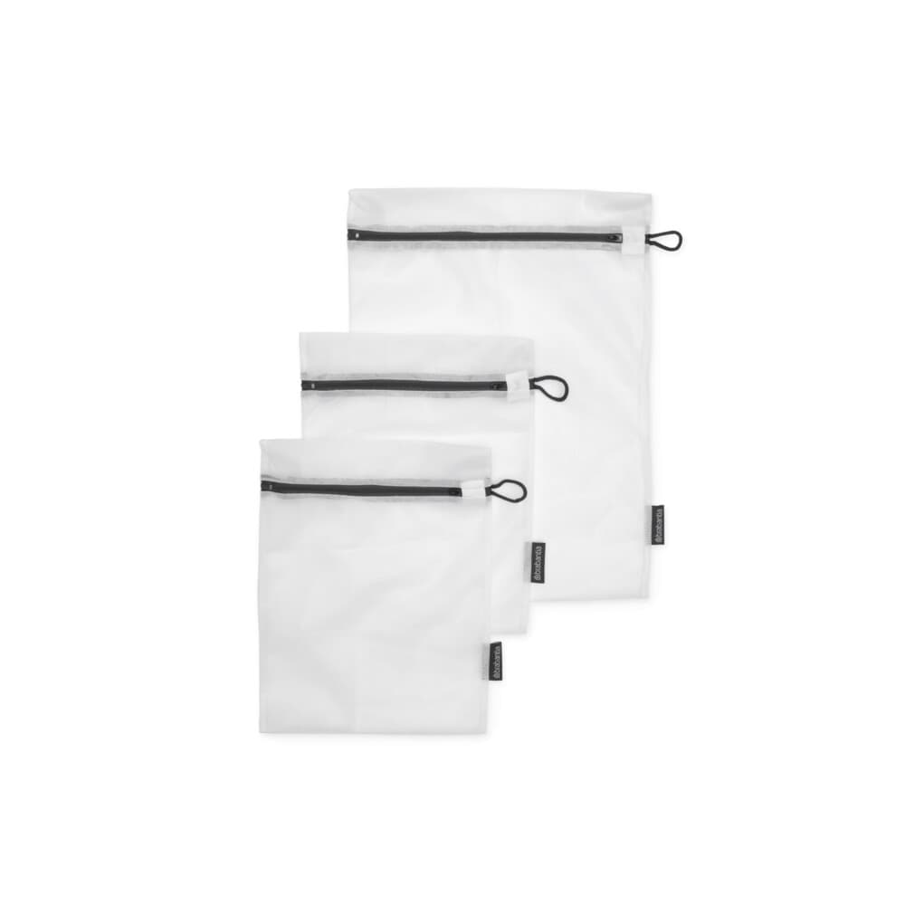 Brabantia Waszakjes in 2 Maten Set van 3 White / Grey 3 stuks