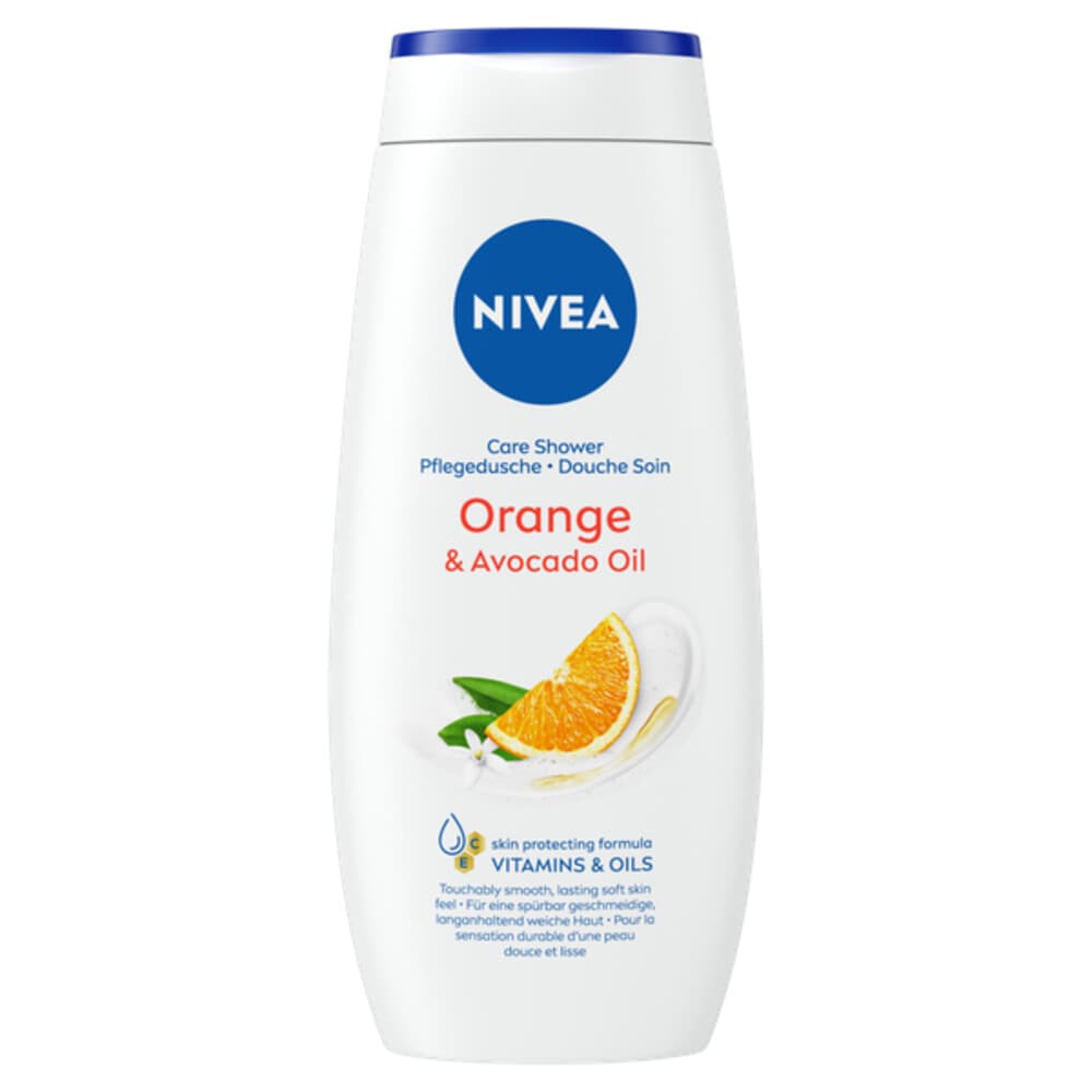 1+1 gratis: NIVEA Douchecrème Orange en Avocado 250 ml