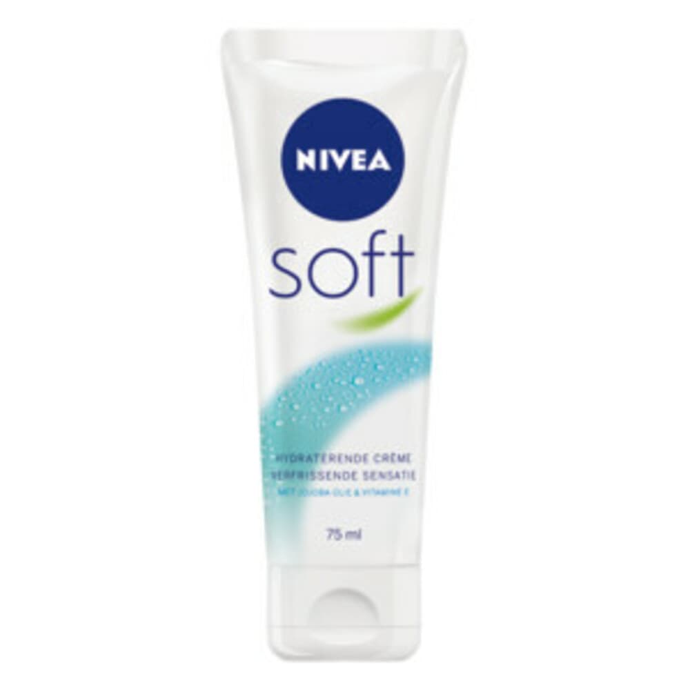 3x NIVEA Soft Crème Tube 75 ml