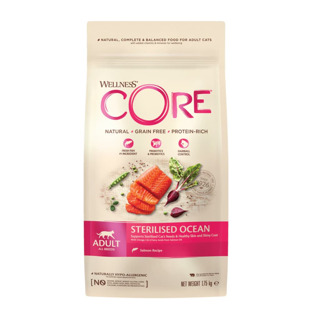 Wellness Core Kattenvoer Sterilised Zalm 1,75 kg