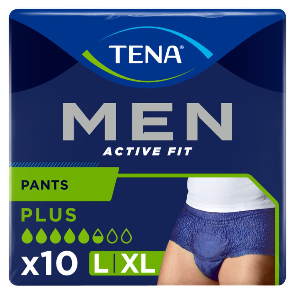 TENA Men Active Fit Pants Plus L/XL 10 stuks
