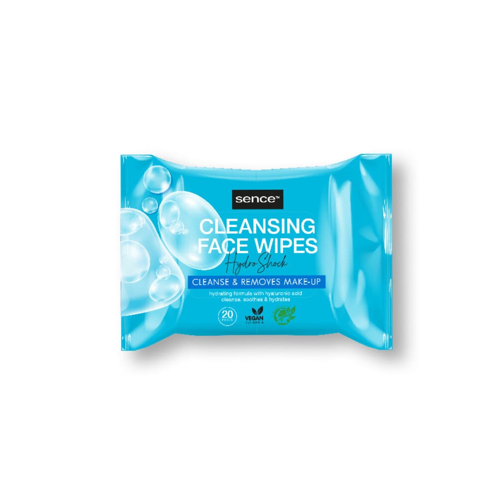 2x Sence Gezichtsreinigingsdoekjes Normale Huid 20 stuks