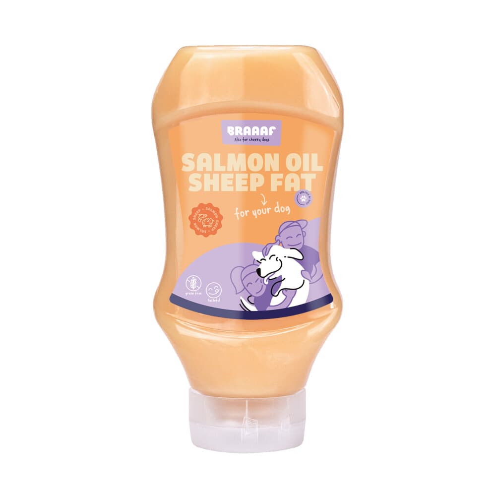 8x Braaaf Zalmolie en Schapenvet 500 ml