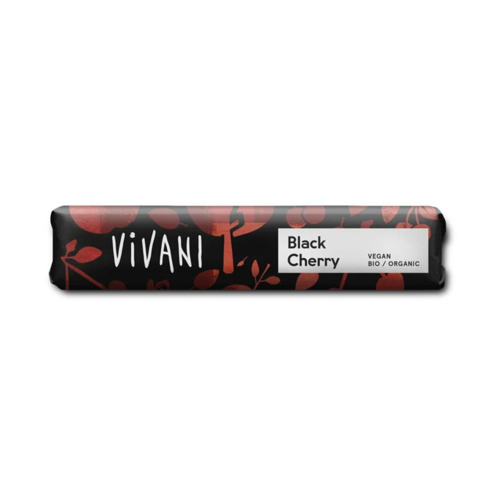 18x Vivani Chocolate To Go Dark&Cherry Vegan 35 gr