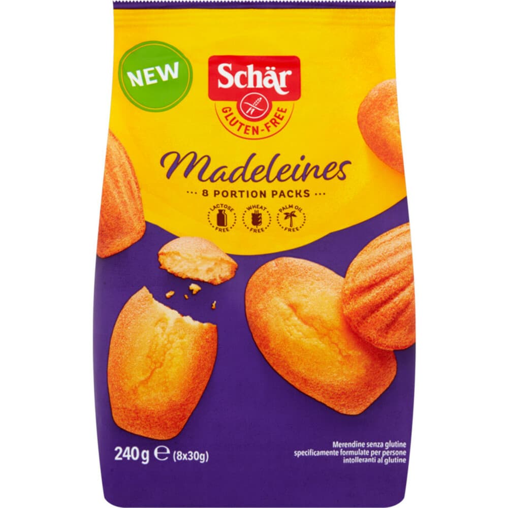 5x Schar Madeleines Glutenvrij 240 gr
