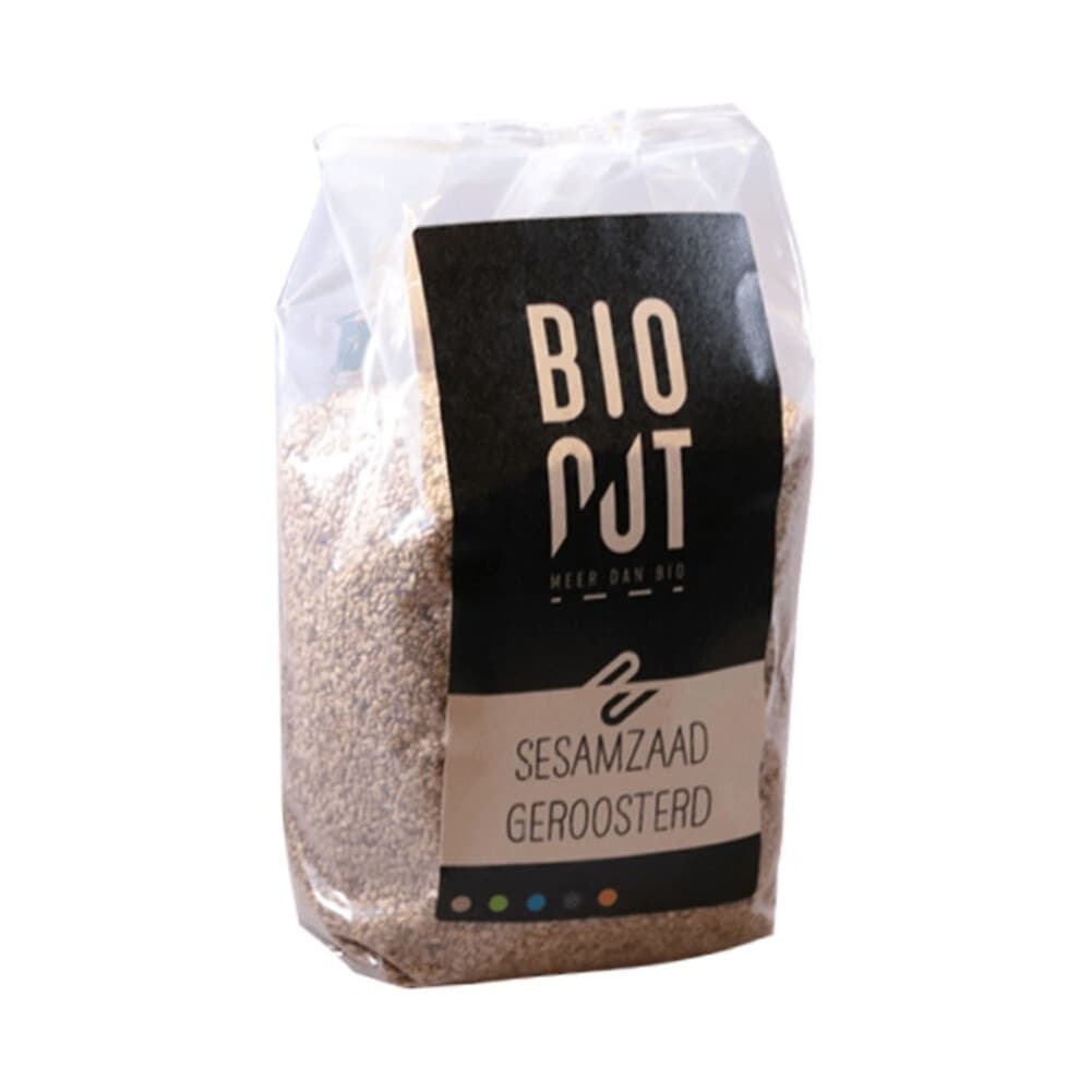 6x Bionut Biologisch Sesamzaad Geroo stukserd 475 gr