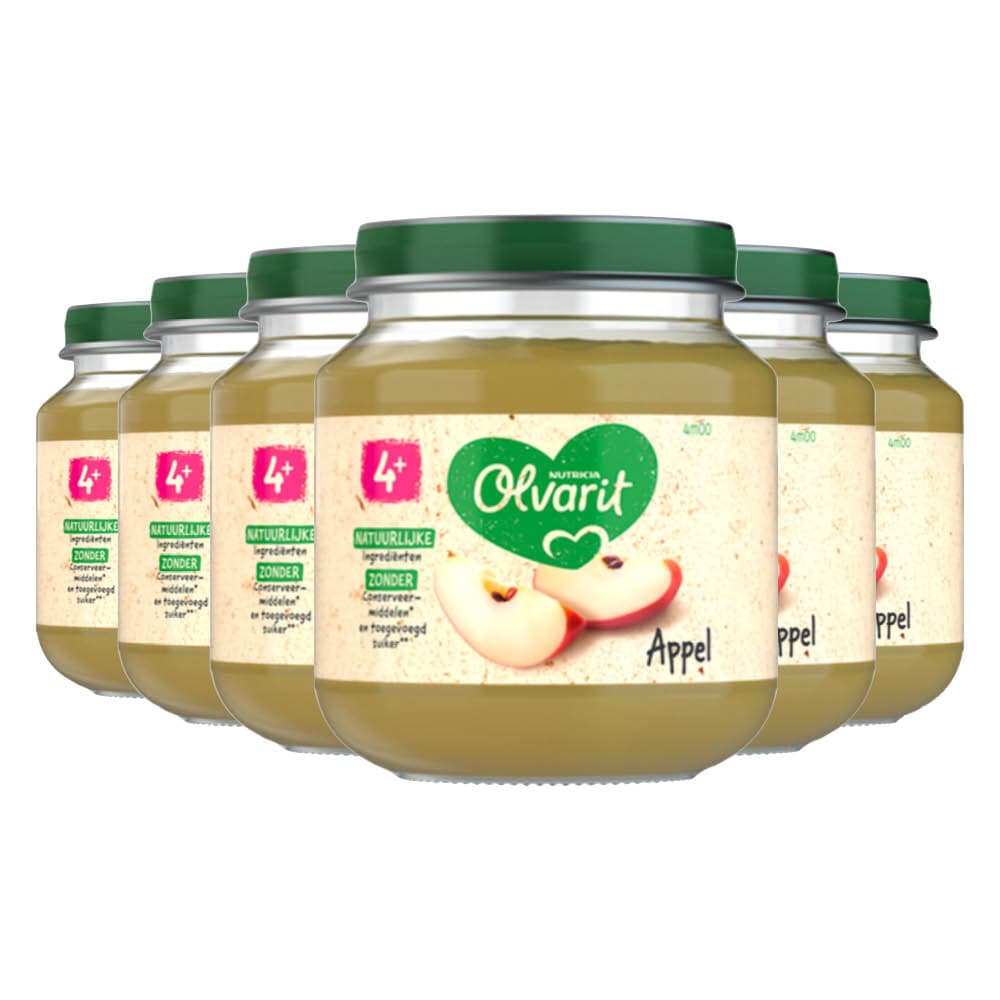 6x Olvarit 1e Fruithapje 4m Appel 125 gr